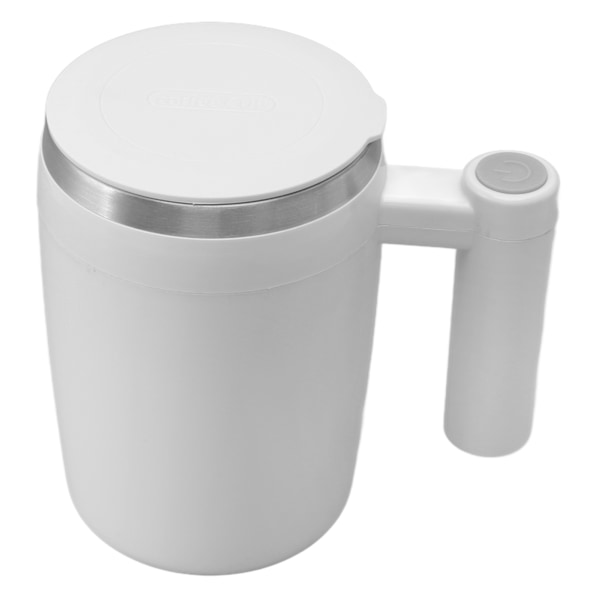 Automatisk magnetisk omrörningsmugg 380 ml USB-laddning rostfritt stål kaffeblandningsmugg självomrörande mugg