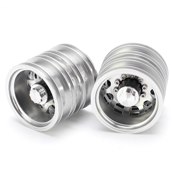 Metall Oförsedd Bakaxel Metall Bakhjulsnav för Tamiya 1/14 Traktor Semitrailer Lastbil 140mm Axellängd
