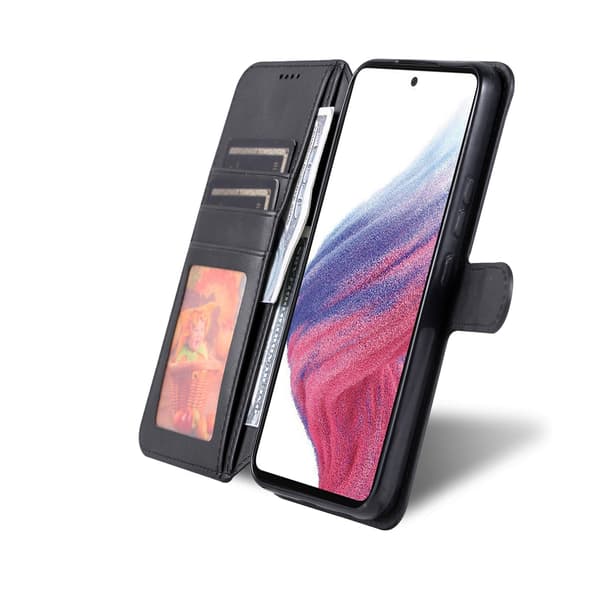Luksuriøst læretui til Samsung Galaxy A54 5G Brun