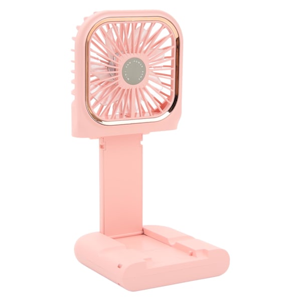 Kädessä pidettävä kokoontaitettava kaulatuuletin, monitoiminen varavirtalähde, puhelinpidike, kannettava pöytätuuletin, USB mini kokoontaitettava riippuva kaulatuuletin, pinkki