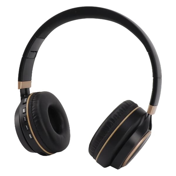 Trådløst headset Bluetooth 5.0 dyb bas stereolyd 200mAh trådløse Bluetooth-hovedtelefoner til sport sort