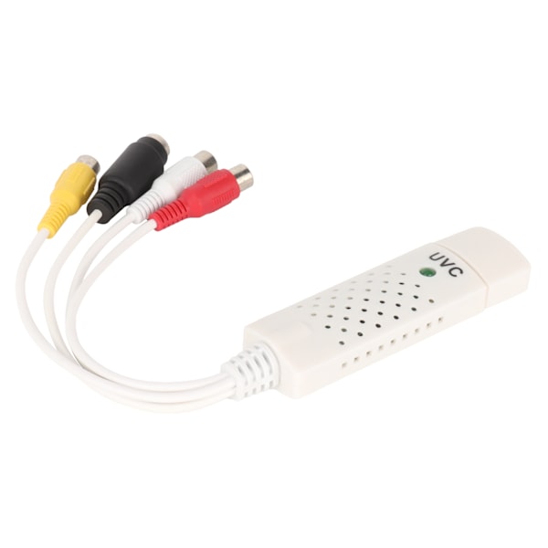 USB Video Capture Card DriveFree Monitoring Computer tilbehør med 1 kanal for WIN8/WIN10