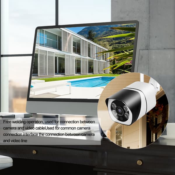 10 stk. BNC hanadapterstik til kamera og videokabel