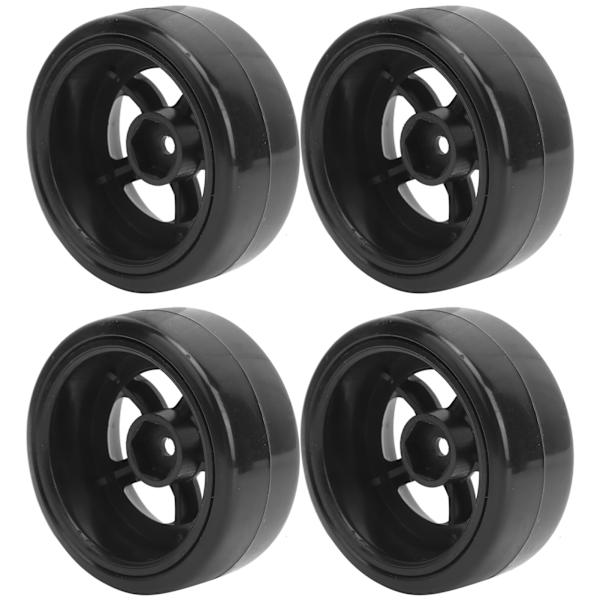 4 stk 63 mm RC gummi antiskriddæk Driftsdæk udskiftning Passer til WPL D12 1/10 RC bil