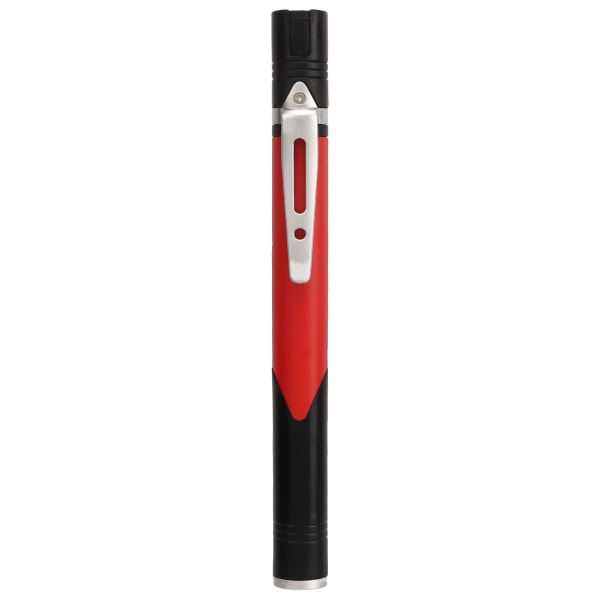 LED-kynälamppu 3 valonlähdettä 4 valon vaihteisto USB -lataus IPX4 vedenpitävä kannettava kynälamppu kynäpidikkeellä lääkärin sairaanhoitajalle, punainen
