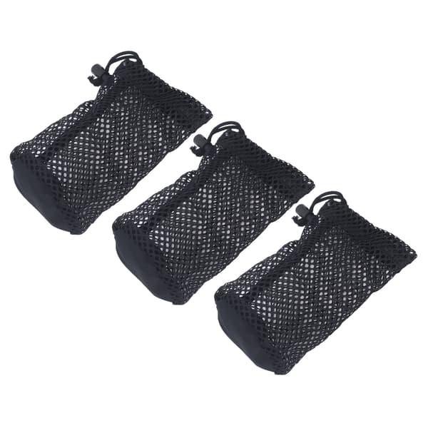 3 stk. Golf Mesh Taske Nylon Golfbold Net Taske Utility Tilbehør Organizer til 12 til 16 bolde