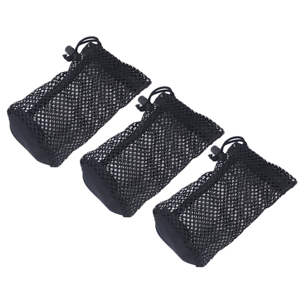 3st Golf Mesh Bag Nylon Golf Ball Net Bag Utility Accessory Organizer för 12 till 16 bollar