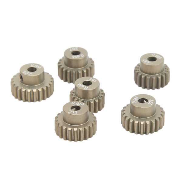 RC Moottorin Hammaspyörä 3.175mm 18T 19T 20T 21T 22T 23T Metallinen Hammaspyöräsarja 1/8 1/10 RC Kiipeilyautoon Yleinen