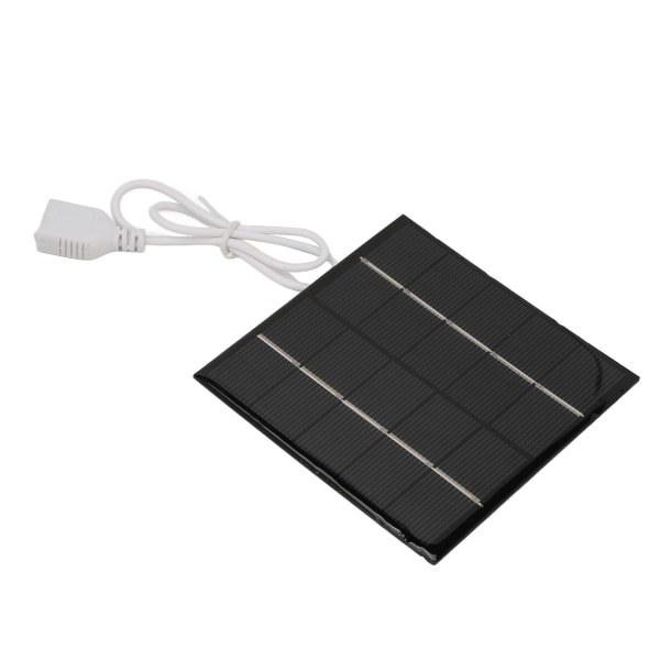 1,2W 5V Mini USB Solpanel Bærbar Letvægts Polykrystallinsk Silicium Lille Solpanel til mobiltelefon