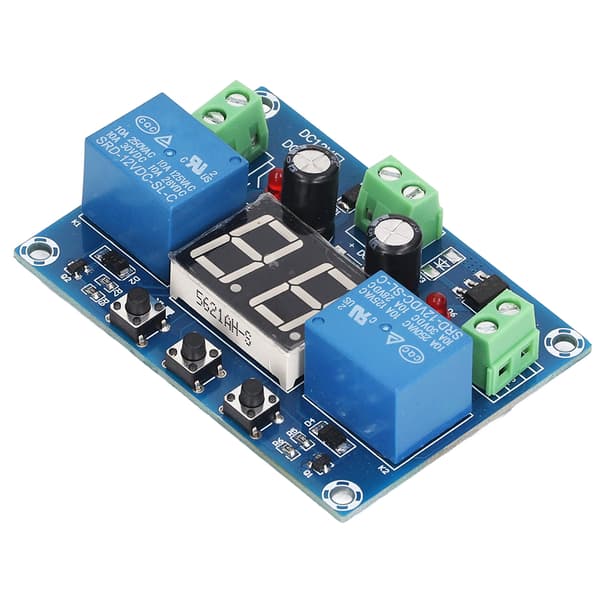 Timerrelämodul 0-99S Cykel Digital Display 2 Kanal Utgång DC 12V Switchkort Kontroller