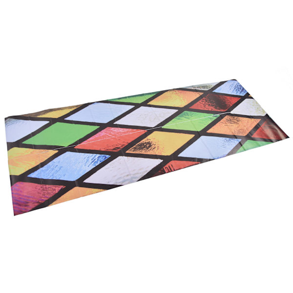 2 kpl 3D-ovitarraa 38,5x200cm värillinen vinoneliöristikko itseliimautuva vedenpitävä PVC-ovitarra taustakuva kotiin