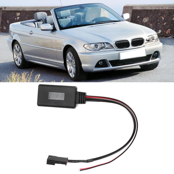 Kjøretøymontert Lydmodul AUX In-modul Kompatibel med Bluetooth Passer for E39 E46 E38 E53