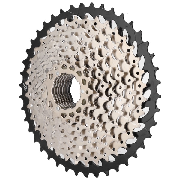 Landeveissykkel 10-trinns 11-42T MTB-sykkel Freewheel Cassette Sprocket Svinghjul sykkeldeler