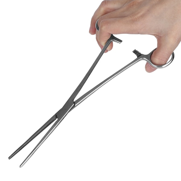 22cm/8.7in Hemostatisk Hemostat Tang Rustfritt Stål Tang Hårtang for Husdyr Fiske Rett Spiss