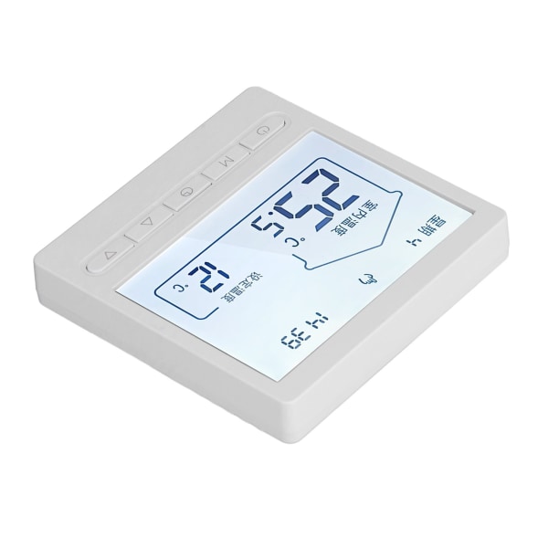 230V älykäs termostaatti ohjelmoitava LCD-näyttö 5℃‑45℃ kodin lattialämmitykseen kattilavesi 8,7x8,7x4cm