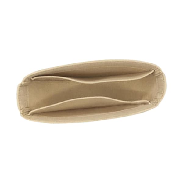 Väskorganiseringsinlägg Designerorganiseringsväskfoder för axelväska Light Khaki Zipper