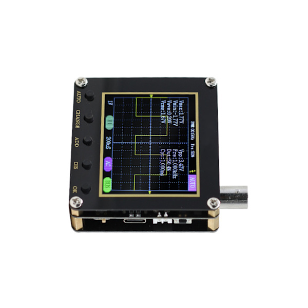 Digitalt oscilloskop signal bølgeform transistorer 2,4 tommer display håndholdt oscilloskop