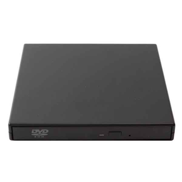 Ulkoinen CD-RW-asema USB 2.0 Hiljainen High Speed ​​Plug and Play Light Kompakti DVD-poltin kannettavalle pöytäkoneelle