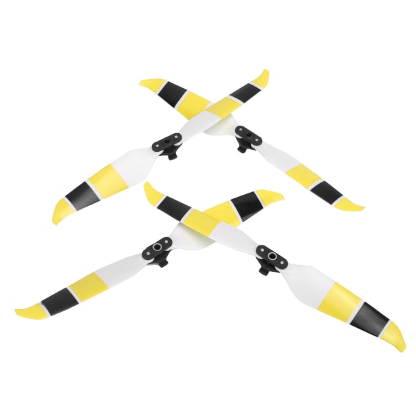 Värikkäät Propeller Drone Low Noise Props -potkurit Mavic Air 2/Air 2S -tarvikkeille (keltainen musta)