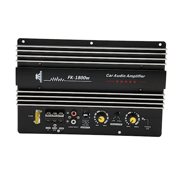 Bilforstærker 12V 1800W Bilstereo Lyd Højtydende Forstærker Subwoofer til Bil