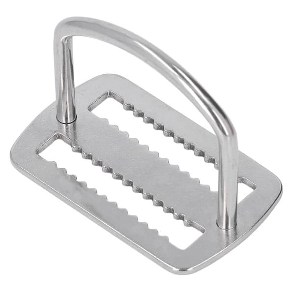 D-ring Webbing Sele Belteholder Rustfritt Stål D-ring Belte Slide Keeper Stopper for Dykketilbehør