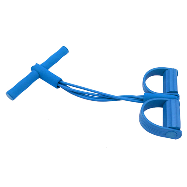 Pedal Resistance Band Multifunktionellt Spännrep Sit Up Dragrep Sit Up Träningsutrustning för Hemmabruk Resor Blå