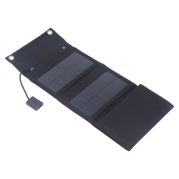 15W Bærbart Solpanel USB Høj Effektivitet IP65 Vandtæt Sammenfoldelig Solcelleoplader til Telefon Tablet Bærbar Computer