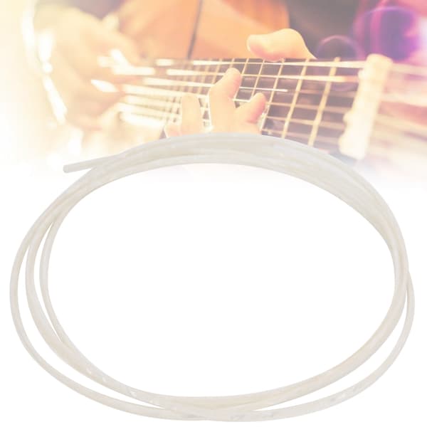 Gitarrkantlist Vit Pärlemorfärg Dekorationslinje Material Instrumenttillbehör