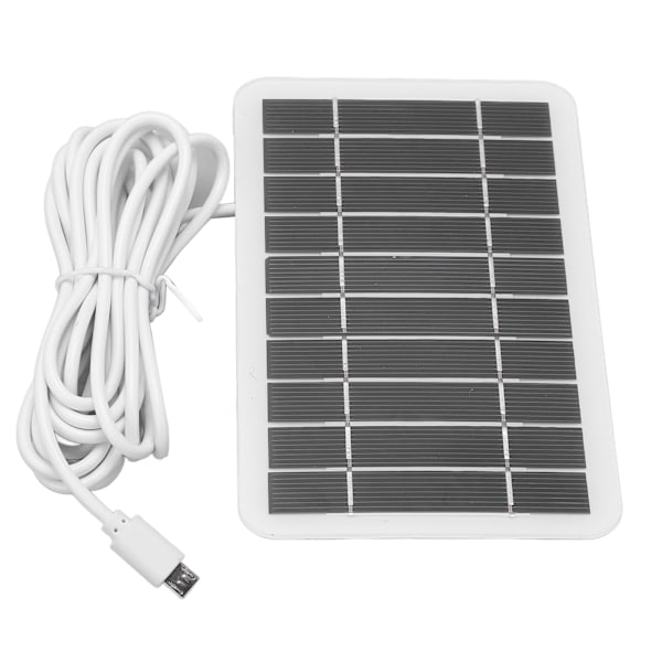 2W 5V Solpanel Oplader Bærbar USB Soloplader Polysilicium til Mobiltelefon Lav Effekt Elektriske Apparater