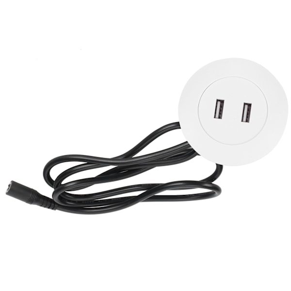 Kaksinkertainen USB2.0-latauspistorasia puhelimen laturiin sähköiseen nojatuolisohvaan kodin huonekaluihin, osat, valkoinen EU-pistoke 100-240 V