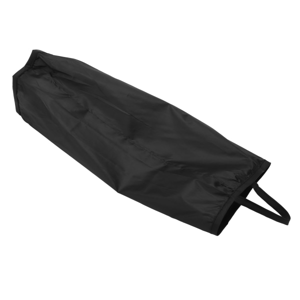 42x18 cm Opbevaringspose til småting Bærbar polyesteraffaldspose med stor kapacitet til CampingBlack