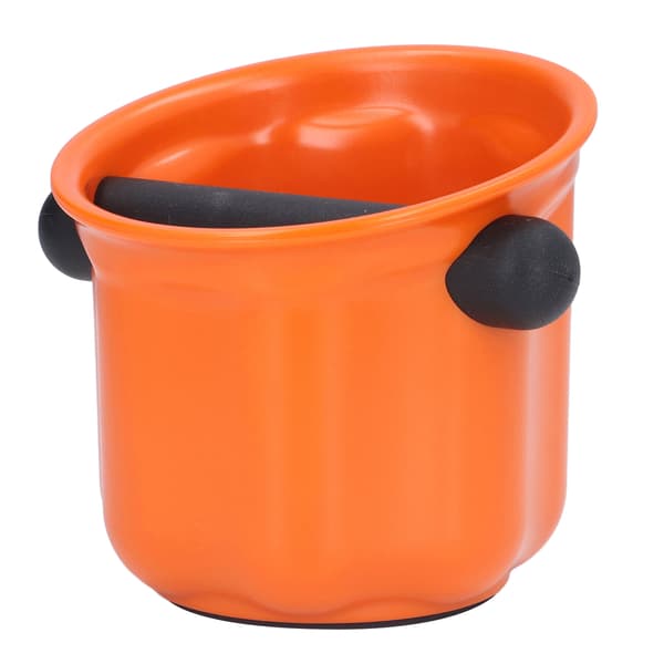 Kaffe Knock Box Stødabsorberende Holdbar Kaffe Dump Bin Cafe Tilbehør til Kaffegrums Orange
