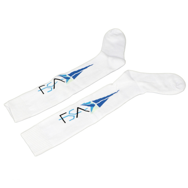 Fægtestrømper Svedabsorberende Åndbar Stretchy Bærbar kæmmet bomuld Unisex fægtestrømper til mænd Kvinder M
