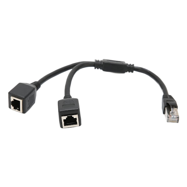 RJ45 Ethernet Adapter Kabel Forlengelse 1 til 2 Port Utmerket Tilkobling Overføring Godt Signal Ethernet Socket Adapter