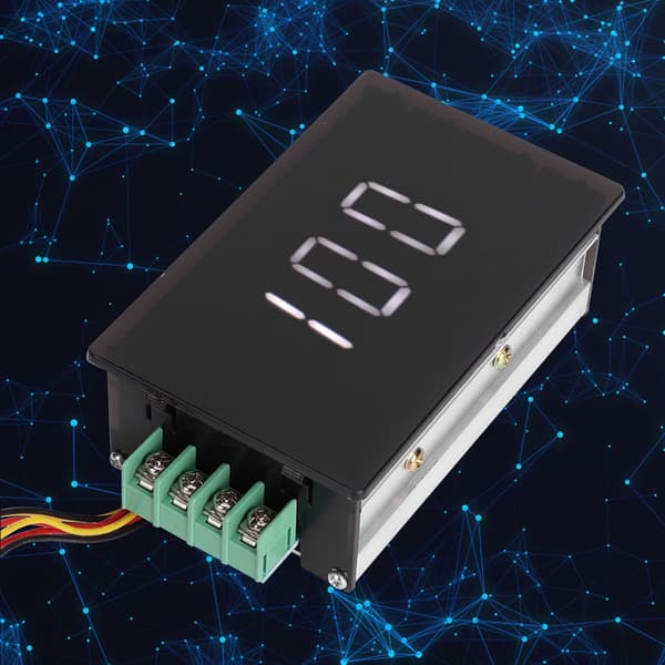 15A DC-motorvarvtalsregulator 6V 12V 24V 36V 48V Digital Display Regulator Controller