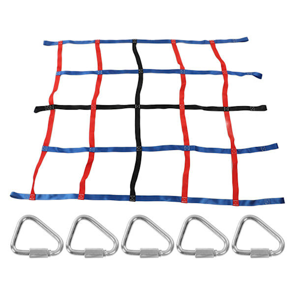Klätterrep för barn i 3 färger, 300 kg belastningskapacitet, 1,85 x 1,45 m, högstyrka polyester, för utomhus
