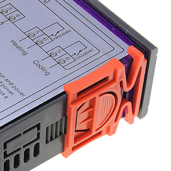 Mikrocomputertermostat Programmerbar Digital Skjerm Mikrocomputer Temperaturkontrollerbryter 110‑220VAC