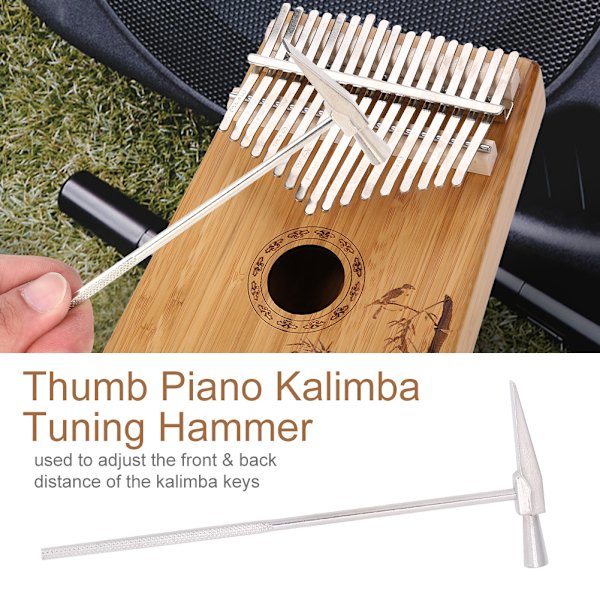Tommelfingerklaver Kalimba Tuning Tone Hammer Musikinstrument tilbehør