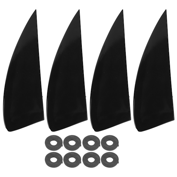 4st Set Plast Surf SUP-fenor för Long Board Paddle Board Surfboard Tail