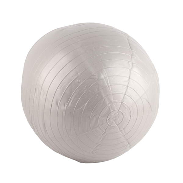 Træningsbold PVC Yogabold til Træning Eksplosionssky Fitness Balancebold Stol til Hjemmetræning Mat Finish Grå 65cm