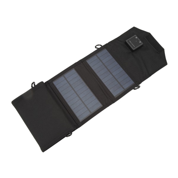 Solar sammenleggbar lader 12W dobbel USB vanntett varmebestandig bærbar solpanellader for bærbar PC