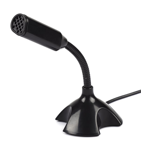 Minikondensator USB 2.0 Mikrofon Flexibel skrivbordsstativ mikrofon för bärbar dator