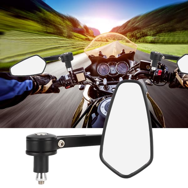 2 st motorcykel modifierad backspegel reflekterande sidospeglar 22 mm