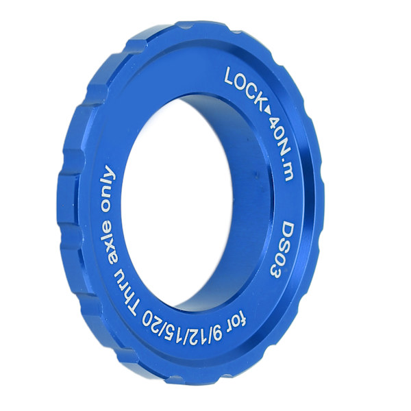 MEIJUN Centerlock Låsering Center Lock Hjul Hub Tønde Aksel Skive Rotor Låsering til Cykel Mountainbike Blå