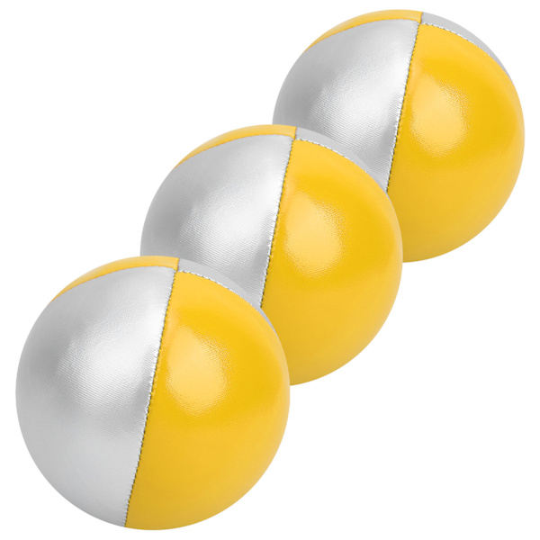 3st Variety Show Jonglering Kasta boll Inomhus Fritid Sport Kul Pussel Pedagogisk leksak gul/silver
