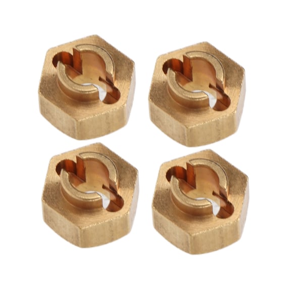7mm Mässing Hex Hjulnav Adapter Stabil Utbytbar för Axial SCX24 1/24 Fjärrkontrollbil
