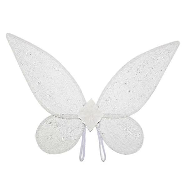 Fjärilsvingar Fevingar Cosplay Maskeraddräkt Änglavingar WHITE