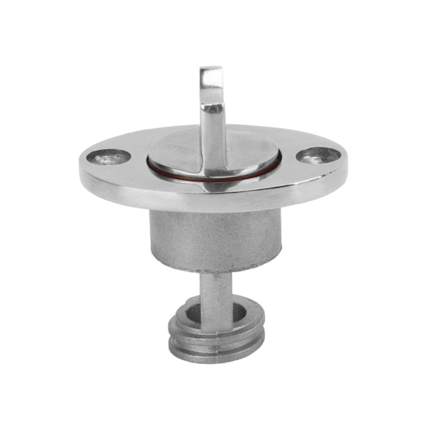 25 mm 1 tomme Afløbsprop Båd Drejningsrotation Korrosionsbestandighed Rustfrit Stål Bådprop til Bådtransom