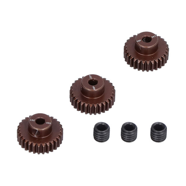 3st 48DP 29T ståldrev för 1/10 RC bil 3,175 mm axel borstlös/borstad motor
