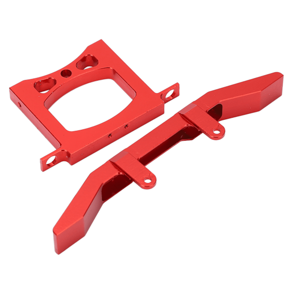 RC Metallipuskuri Etu Taka Auto Suojaussarja Alumiini WPL B14 B16 Q60 Q61 1/16 Kauko-ohjattava Auto Punainen